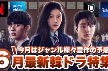 6月に日本で配信&韓国で放送の最新韓ドラ特集【あらすじ/キャスト紹介】