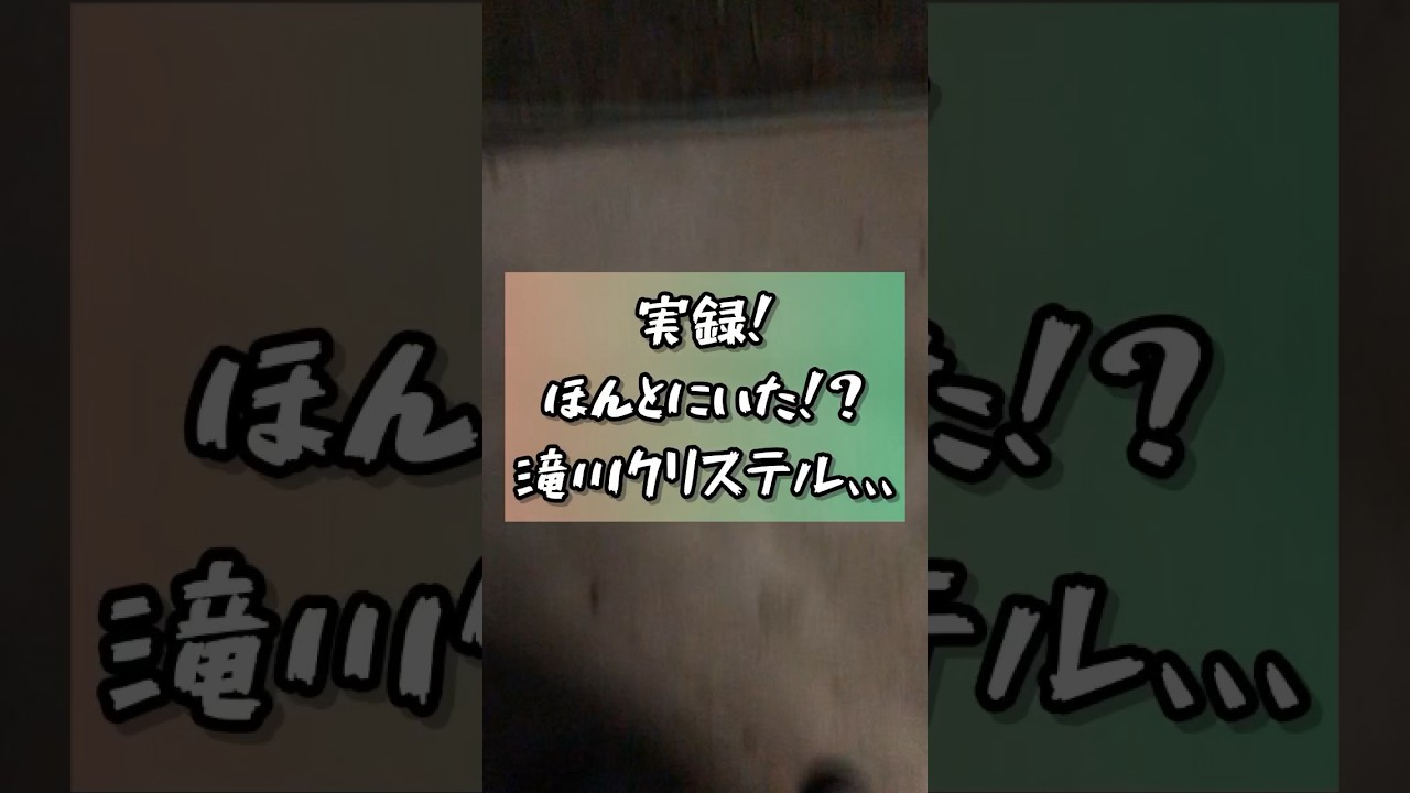 実録！ほんとにいた！？滝川クリステル、、、#都市伝説 #心霊 #伝説の生き物 #コメディ #おもしろ #人気 #話題 #shorts