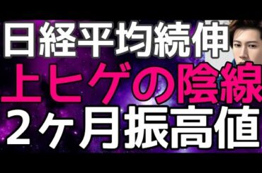 2024/6/11【日経平均】続伸📈上ヒゲの陰線⚡で天井匂わせも実は2ヵ月振り高値🔥日経平均の行方🤔