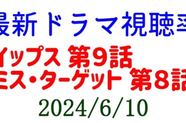 日本テレビが視聴率発表しないのは低いからか！2024年6月10日付☆ドラマ視聴率速報！