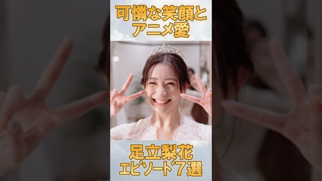 可憐な笑顔とアニメ愛！足立梨花のエピソード7選　#足立梨花