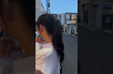 焦りました！！笑♡♡振り向いたら私の方向に向かってくる方が！！誰もいないと思ってから焦っちゃった笑笑♡♡ #さんぽ  #散歩  #ポニーテール  #jk  #sjk  #高校生活  #思い出