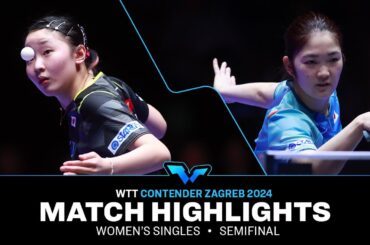 Miwa Harimoto vs Miyuu Kihara | WS SF | WTT Contender Zagreb 2024