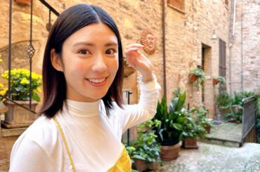 【渡辺早織さん】花溢れる小さな村スペッロ×トリュフのパスタ