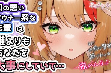 【甘々/ﾀﾞｳﾅｰ】口は悪いが誰よりもアナタの事を大事にしてくれる先輩【男性向けシチュエーションボイス】cv.ふじかわあや乃