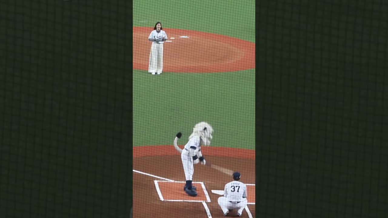 新川優愛セレモニアルピッチ #プロ野球 #ライオンズ #交流戦#ベルーナドーム