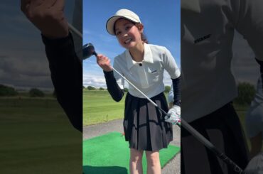 ラウンド回る前に笹井千織が今日の調子チェック！！本編も見てね！！