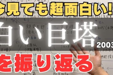 名作ドラマ「白い巨塔(2003)」をざっくり振り返ります！【ホワイトボード解説】