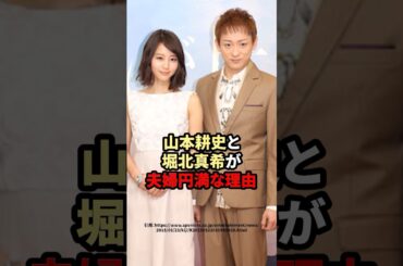 山本耕史と堀北真希が夫婦円満な理由　#山本耕史　#芸能人　#堀北真希