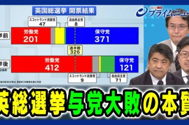 【変容する民主主義と揺らぐＧ７】英総選挙与党大敗の本質 木原誠二×高安健将×鶴岡路人 2024/7/5放送＜前編＞