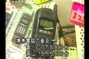 RNCワイドニュースプラス1(1996.6.28(金) OP屋上天気＋当時の携帯電話普及に伴う”ながら運転”への注意喚起)