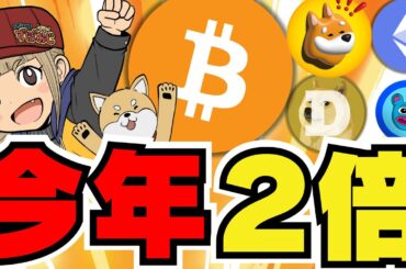 【🔥ビットコイン今年２倍へ】仮想通貨底打ち？ここから上昇／イーサリアムの今後／ソラナETFに進展！カギを握るのはトランプ氏／ミームコインも混戦。／AIトークンがアツい！注意点も。。