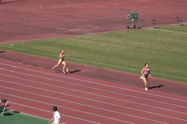 20240707161104宮崎県選手権女4×400ｍＲ決勝 宮崎商業高3'56"60：在原 芽沙(2)・北林楽衣愛(2)・内山田 奏(1)・髙橋 蘭凪(3)