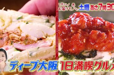 『所さんお届けモノです!』7/20(土) アンミカがディープ大阪1日満喫グルメを紹介!!【TBS】