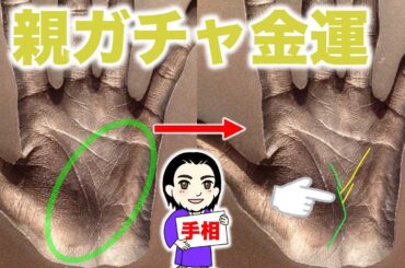 【手相】この線があったら親ガチャに当たる【親族運命財運線】