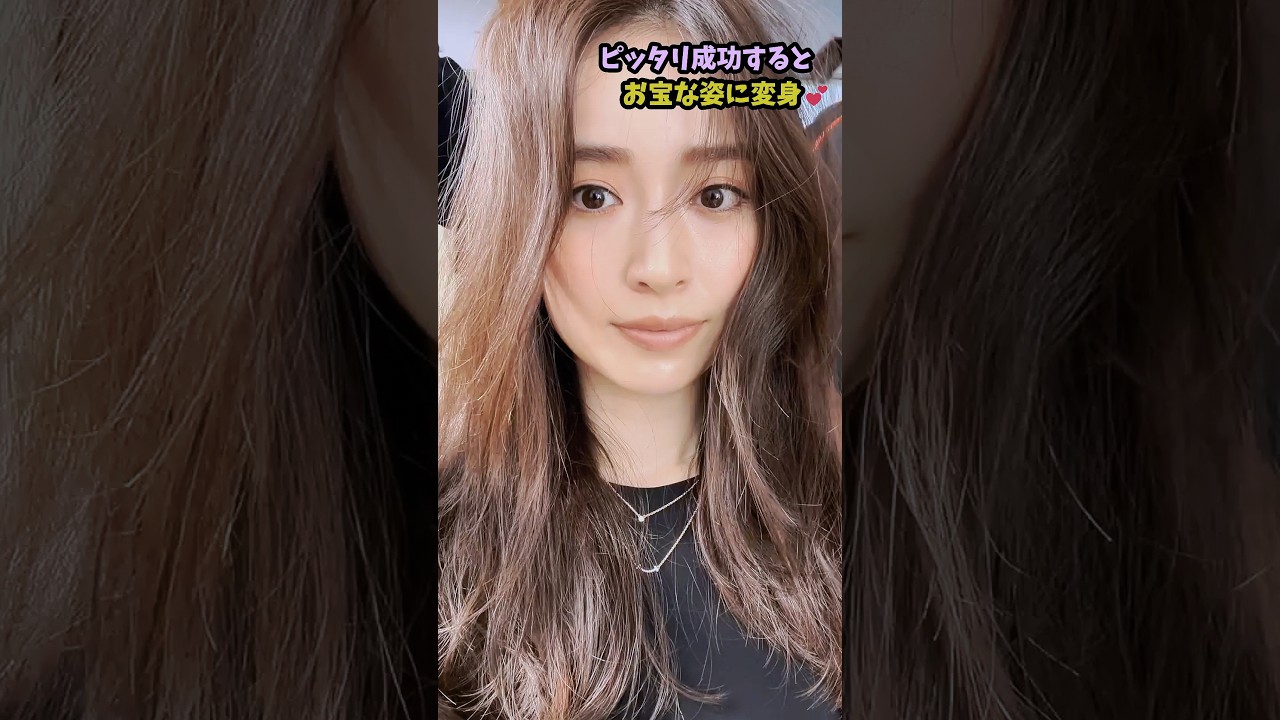ヘアメイク中の泉里香でピタ止めチャレンジ #shorts #おすすめ #可愛い