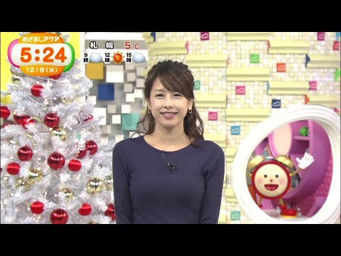 カトパン♡加藤綾子♡OP強調ニット