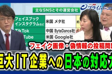 【巨大IT企業への対応とは】フェイク情報問題で求められるSNS企業への日本の対応 三上洋×増田幸美×河村和徳 2024/7/16放送＜後編＞