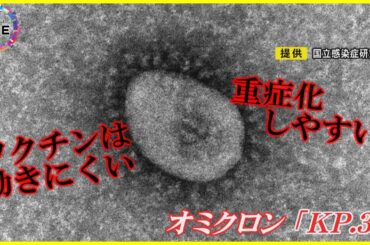 専門家「ワクチンから逃れやすい」コロナ感染再拡大 新たな変異株『KP.3』とは 下痢があり味覚障害少なく