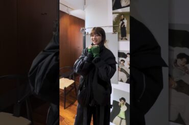 ブランドの展示会場で踊る馬場ふみかでピタ止めチャレンジ #shorts #おすすめ #可愛い