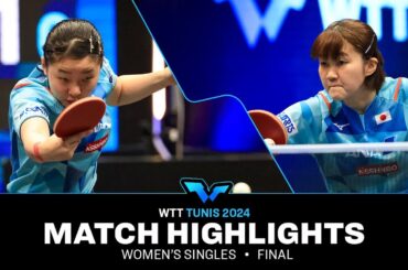 Miwa Harimoto vs Satsuki Odo | WS Final | WTT Contender Tunis 2024