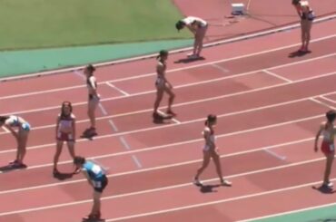 59秒台が3選手  女子400ｍＨ予選   福岡インターハイ陸上2024