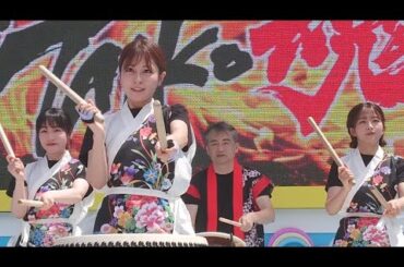 #ﾌｼﾞｱﾅTAIKO魂 2024/7/27 in お台場冒険王③ #岸本理沙 #堤礼実 #原田葵  奥寺健