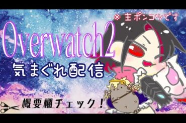 オーバーウォッチ2少しだけ配信　調子悪いの続けば逃げます！！！！！