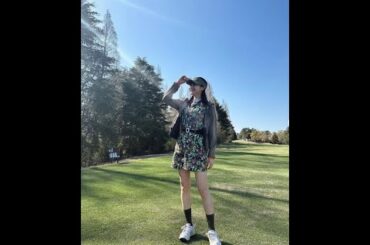【武田玲奈】ミニ丈ゴルフウェアから美脚スラリ「スタイル良すぎ」「頭身バランス綺麗でかっこいい」と絶賛の声