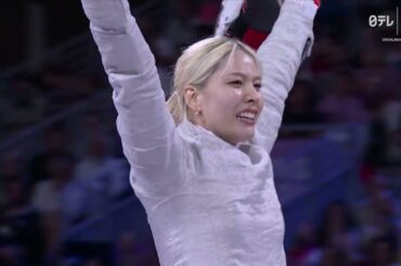 【フェンシング女子サーブル団体3位決定戦】史上初の快挙！銅メダル獲得！高嶋理紗・尾崎世梨・福島史帆実・江村美咲｜パリオリンピック™