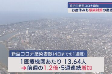 新型コロナ感染者増加 県が帰省時の注意を呼びかけ【新潟】スーパーJにいがた8月9日OA