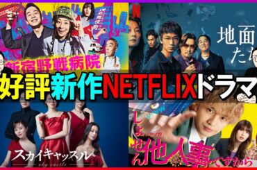 【今週のテレビドラマ】好評！新作！Netflixドラマをそれぞれレビュー！