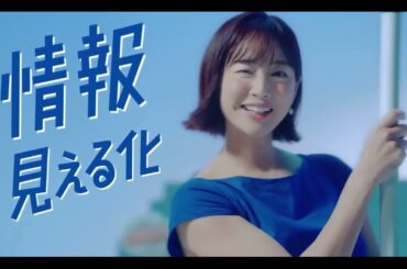 NECネッツエスアイ　コマーシャル「フラッグ篇」30秒　新井恵理那乳首立ってる笑