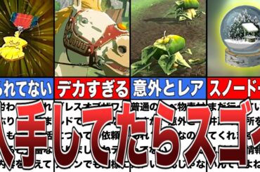 【ティアキン】えっ、こんなのあったの！？入手してたらスゴイアイテム7選【ゼルダの伝説ティアーズオブザキングダム/ティアキン】