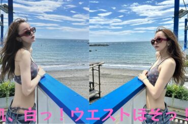 板野友美、美スタイルビキニショット公開