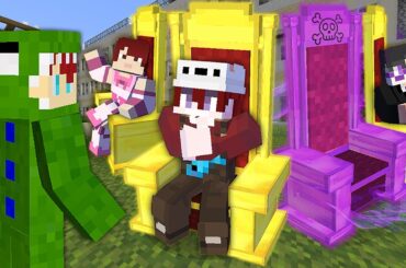 学校にある1000個のイスから当たりのイスを見つけだせ！？【マインクラフト】【カラフルピーチ×ぷちひな×たま】