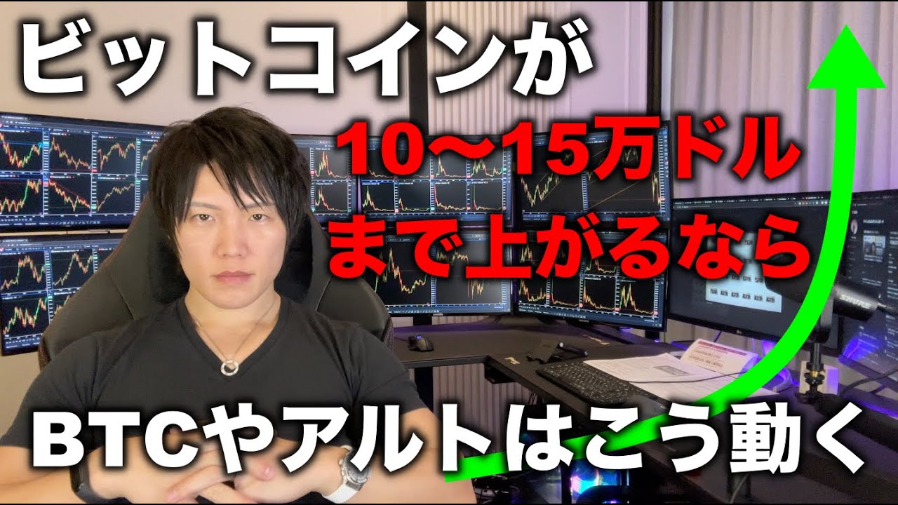 もし、ビットコインが来年までに10〜15万ドルまで上がる時、アルトはここまで上がる、あんまり上がらないなど想定してみた。 もし、ビットコインが来年までに10〜15万ドルまで上がる時、アルトはここまで上がる、あんまり上がらないなど想定してみた。