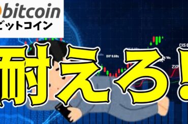 【仮想通貨 ビットコイン】今は耐えろ！本当の反発は〇〇（朝活配信日目 毎日相場をチェックするだけで勝率アップ）【暗号資産 Crypto】