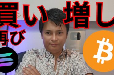 仮想通貨ビットコイン１ヶ月ぶりの安値、再びアレ買い増し