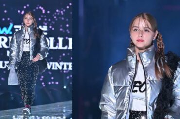 人生初ハイトーンイメチェン話題の嵐莉菜、ブレイズヘアで存在感発揮【TGC 2024 A／W】