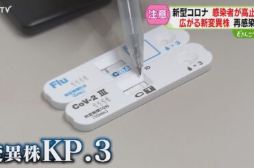 実はいま…コロナ感染高止まり状態に　原因は新・変異株「ＫＰ．３」その特徴は「すり抜ける」