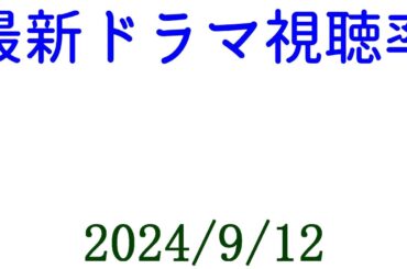 笑うマトリョーシカ 最終回視聴率！2024年9月12日付☆ドラマ視聴率速報！