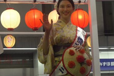 2024 第62回花笠祭り 第2日 第2集団 山車山形パナソニック 橋本マナミ 4K版