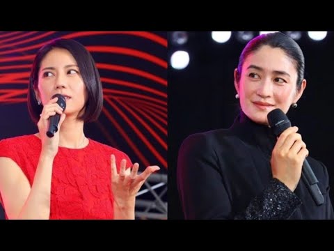 緊張感が漂う…松下奈緒＆小雪、背中合わせのショットに「ニヤリとほくそ笑むのがきれいでかわいい」と反響＜スカイキャッスル＞