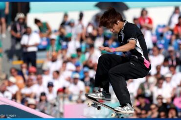 【スケボー男子】堀米雄斗 奇跡の大逆転劇で五輪連覇！崖っぷちからの超完璧トリック｜パリオリンピック スケートボード男子ストリート決勝