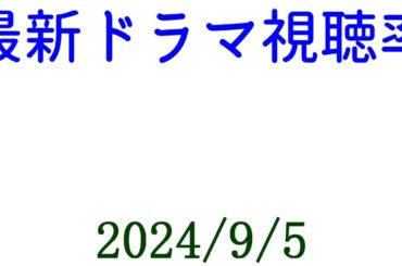 笑うマトリョーシカ 第9話 4.2%！2024年9月5日付☆ドラマ視聴率速報！