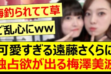 可愛すぎる遠藤さくらに独占欲が出る梅澤美波www【乃木坂46・菅原咲月・乃木坂配信中・乃木坂工事中】