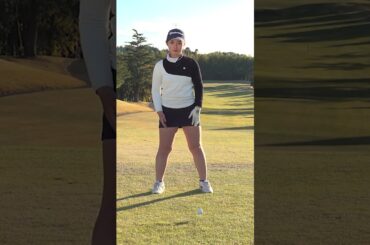 スイングはヨコじゃなくタテに動け！#ゴルフレッスン #清本美波 #プロゴルファー