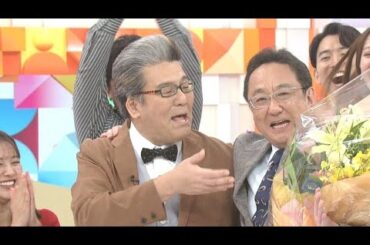 三宅正治アナめざましテレビを卒業　井上清華アナ大粒の涙　なにわ男子からメッセージも　同期・軽部真一アナと肩組み有終の美