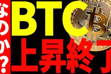 【仮想通貨】ビットコイン急落！上昇終了なの⁉︎今後の最新分析を共有します！